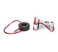 Zerodis Current Voltage Meter Ammeter Kit Voltmeter Tester Indicator Amp Volt Valve Lapping Tool, for Measuring Power, with Terminal Removal (Red)