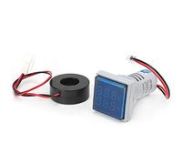 Zerodis Current Voltage Meter Ammeter Kit Voltmeter Tester Indicator Amp Volt Valve Lapping Tool, for Measuring Power, with Terminal Removal (Blue)