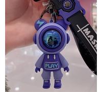 Zerodis Cute Bear Keychain Pendant, Compact and Convenient, with Versatile Decoration, Widely Applicable (Purple)