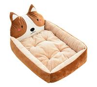 Zerodis Cute Dog Bed for Large Dogs Beds Bed Winter Warm Bed Washable Pet Kennel Bed Dogs Cats Pets All Seasons Rectangle Pet Beds Cute Dog Bed for Large Dogs Cartoon Dog Dog Doors