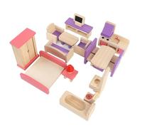 Zerodis Danish Style Style Simulation Toy Game of Home Furniture For Kids, High Wooden Woody Toy
