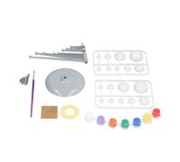 Zerodis Desktop Accessories DIY Nine Planets Ornaments for Kids with Bright Colors and English Names Educational Little Explorers Solar System Model Kit