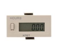 Zerodis Digital Counter, 48x24 Standard Panel Size, 6-Digit LCD Display, Reliable Counting, Long Battery Life, DC 5-30V, H7ET-BVM, Easy to Install, No Mechanical Wear, Lithium Battery (0.00.min)