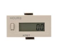 Zerodis Digital Counter, 48x24 Standard Panel Size, 6-Digit LCD Display, Reliable Counting, Long Battery Life, DC 5-30V, H7ET-BVM, Easy to Install, No Mechanical Wear, Lithium Battery (0.0 hours)