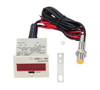 Zerodis Digital Display Counter, Sensor, DC Level JDM11-6H, Passive Industrial Electronic with Clear Readings and Reset Function, Very Practical for, Textile, Machinery (DC12-24V)