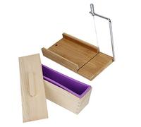 Zerodis Dispensers Cartridges Making Wire Cutter with Loaf Molds Wooden Slicer for Handmade Making Loaf Slicer DIY Craft Cutters for Cutters (#1)