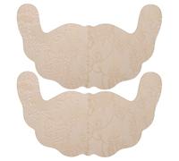 Zerodis Disposable Lace Invisible Bra Cover,U-Shaped Nipple Cover Stickers Self-Adhesive Underwear Bra Pads Breathable Comfortable Bra Cover for women(D-Khaki)