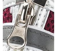 Zerodis Dog Boots with Breathable Mesh Leather Design Thickened Wear Resistant Reflective Straps for Small Dogs Protection (Red Star No. 4 (recommended Weight 8-11 Catties))