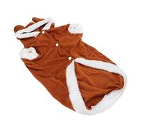 Zerodis Dog Daily Supplies Soft Polyester Fabric and Loose Collar for Small Medium Large Breeds Yorkshire Chihuahua Husky Golden Retriever Dog Warm Jacket with (3XL)