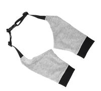 Zerodis Dog Elbow Protector Wound Recovery Support Sleeve, Adjustable Strap, Cotton Polyester Blend Grey Size M/L/XL (M)