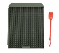 Zerodis Dog Potty Tray, Indoor Washable Reusable Pet Toilet Training Tray with Non Slip Rubber Ring and Deepened Grooves Suitable for Small Medium Large Dogs (M)