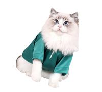 Zerodis Dog Summer Clothes Pet Summer T Shirt Japanese Style Cat Apparel with Breathable Polyester Fabric for Outdoor Walking Travel Camping (S)