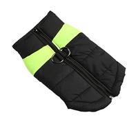 Zerodis Dog Warm Vest, Cute Classic Reflective Windproof Pet Winter Coat with High Collar Design, for Medium Large Dogs Like Chihuahua Doberman Husky Golden Retriever (XL)