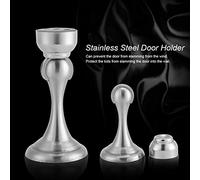 Zerodis Door Magnetic Holder, Stainless Steel Wall Mounted Door Stopper for Home Office, Strong Magnetic Catch Keeps Open, Rust Proof and Heavy Duty