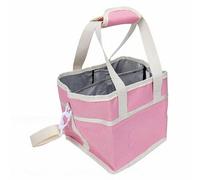 Zerodis Drink Carrier Bag, Insulated 4 Cup Canvas Reusable Coffee Cup Holder with Shoulder Strap for Car Picnic Travel Spill Proof Beverage Caddy