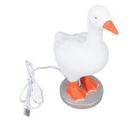 Zerodis Duck Egg Lamp, Funny Goose Table Lamp, Warm Night Light with USB Power for Bedroom and Study Room