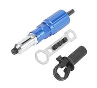 Zerodis Electric Rivet Gun Adapter Kit - 17.3oz Aluminum Alloy Rivet Drill Attachment for φ2.4-4.8mm Blind Rivets, Ergonomic Handle, Lightweight & Portable - Ideal for Factory, DIY, Woodworking