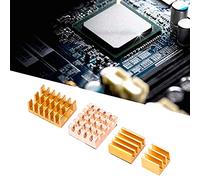 Zerodis Electronic Components Pi 4B 6063-T5 Aluminum And Copper Thermal Dissipation Reduces Overheating Easy Installation For Electronics Heatsink For Raspberry