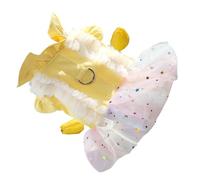Zerodis Elegant Pet Prince with Beautiful Corrugated Upholstery, Handmade Dog Clothes [Christmas events] Soft Polyester (M)