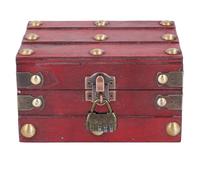 Zerodis Excellent Berso Vintage Discharge Box with Password Block for the Crying and Storage of the Housing (Red)