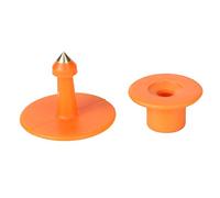 Zerodis Farming Marking Tools Poultry Animal Identification Markers Tag Livestock Identification Cards Farm Management Ear Label for Pig Sheep Cow Cattle Goat Breeding Livestock Ear Tags (Orange