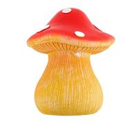 Zerodis Faux Mushroom Hidden Key Box for Outside Key Hider Hide Spare Key Safe Secret Storage Container for Outdoor Garden Yard Resin