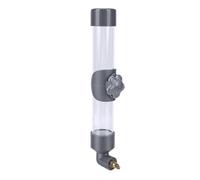 Zerodis Feeders Feeder Large Capacity Detachable Water Dispenser Antispill Feeding Device Suitable for Small Medium Large Pet Birds Hamsters Automatic Bird Water Automatic (Gray)