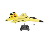 Zerodis Foam RC Aircraft Model Electric High Speed Toy Airplane for Kids Boys Yellow, Lightweight and Durable, for Home or Party Decoration, EPP Foam Material