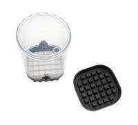 Zerodis Fruit Chopper Cup, ABS Stainless Steel Vegetable Food Dicer with Detachable Blade Splash Proof Lid for Ham Cucumber Avocado Mushroom
