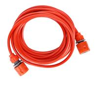 Zerodis Garden Hose Pipe, High Pressure Flexible Explosion Proof Antifreeze Garden Plastic Water Pipe Garden Hose 6 Meter Reinforced Hose Water Hosepipe with 2 Hose Connectors