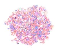 Zerodis Gifts Confetti Pvc Material Bright Colorful Decorations For Parties Weddings Birthdays And Baby Showers Multicolor Sparkle Round (Pink Colourful)