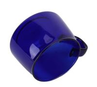 Zerodis Glass Coffee Mug Handcrafted Quality (Blue) | Cool handle glass coffee cup for tea Cool handle stays comfortable Handcrafted quality 250ml capacity Morning coffee