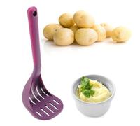 Zerodis Grinders Ricer Masher Tool Pp Resin with Non Slip TPR Handle Back Arc Design for Mashing Potatoes Sweet Potatoes Vegetables Ai衍生词：Potato Masher Potato Ricer
