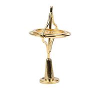 Zerodis Gyroscope Toy, Anti-Gravity Spinning Balance Toy Alloy Precision Gyroscope Stress Relief Scientifc Learning Toy For Children Kids Toddler(Gold)