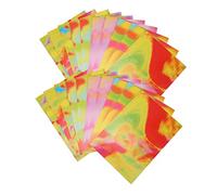 Zerodis H Icrafts Set with 2 Bamboo Stylus Environmental Friendly Scratch Paper for Kids Safe Tasteless Painting Paper Lightweight Portable Children 20