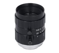 Zerodis High Resolution C Mount Lens, 25mm F2.8 12MP Manual Aperture Camera Lens, Aluminum Alloy Low Distortion Wide Angle Optics for Industrial Cameras Inspection Imaging