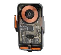 Zerodis Home Electronics Wireless Auto Clamping Charger 15W Fast Charging For 4.7 To 7 Inch Phones Ideal For Car Dashboard And Air Vent Car Charging Phone Mount (C11)