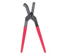 Zerodis Hoof Nail Clincher, Horseshoe Pliers with Non Slip Rubber Handle Horse Curved Jaw Puller for Hoof Nail Removal Clipping Trimming