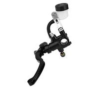 Zerodis Hydraulic Brake Clutch Lever, Universal Motorcycle Brake Clutch Pump Lever Handlebar Motorcycle Master Cylinder Left Right Set (Top Left Pump)