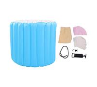 Zerodis Inflatable Bathtub for Adults, Portable Bath Tub with Air Pump and Drain, Blow Up Cold Plunge Tub for Ice Bathing Outdoor