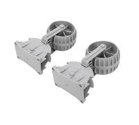 Zerodis Inflatable Boat Launching Wheels, Engineering Plastic Dinghy Towing Wheels with 3 Gear Locking for Kayak Canoe Under 250lbs, Portable Flip Up Boat Dolly for Beach Sidewalk