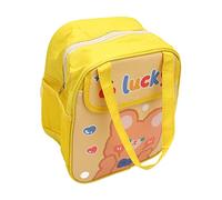 Zerodis Insulated Lunch Bag for Girls Cartoon Pattern Large Capacity Cute Kawaii Bento Lunch Box for School and Office (Yellow Bear)