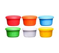 Zerodis Kids Modeling Clay Food Grade Non Vibrant Colors Reusable Soft Clay for Art Class Kindergarten School DIY Creativity Gift, with Muscle Development Wrist Fingers (6 Colors)