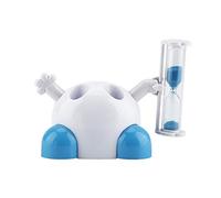 Zerodis Kids Toothbrush Holder with 3 Minutes Hourglass Brushes Countdown Timer for Kids Best Time Management Gift Kids (Blue Sand)
