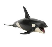 Zerodis Killer's Whale Model High Simulation Ornament for Decoration of the Office in the Plastic Home 19x10x7.5cm