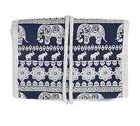 Zerodis Knitting Crochet Needle Case, Travel Carry Family Storage Roll Bag Oxford Cloth Organizer for Various Crochet Needles and Knitting Accessories