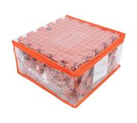 Zerodis Knitting Tools Accessories 12.6 X 12.6 Inches Interlocking Foam Crochet Board with Grid Lines Includes 50 T Pins for Knitting Projects Shawls Sweaters Scarves Blocking Mats for