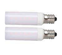 Zerodis Lamp Beads Bulb, 220LM Warm Flickering Light Bulb E12 Base LED Lamp Energy Saving 360 Degree Beam Angle for Halloween Christmas Decorations 2 Pcs Fire LED Light Fire