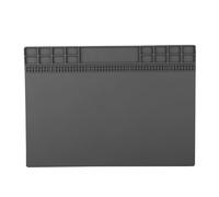 Zerodis Large 350 Mm Thermal Insulation Mat * 250 Mm for Professional Maintenance of a Mobile Phone/Computer, a Durable Silicone Repair Pillow with Storage Networks (Grey)
