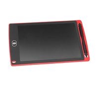 Zerodis LCD Writing Tablet, 8.5in Electronic Writing Board with Pen Colorful Screen No Radiation Eye Protection Adult Children Handwriting Paper Tool To Convey Information(red)
